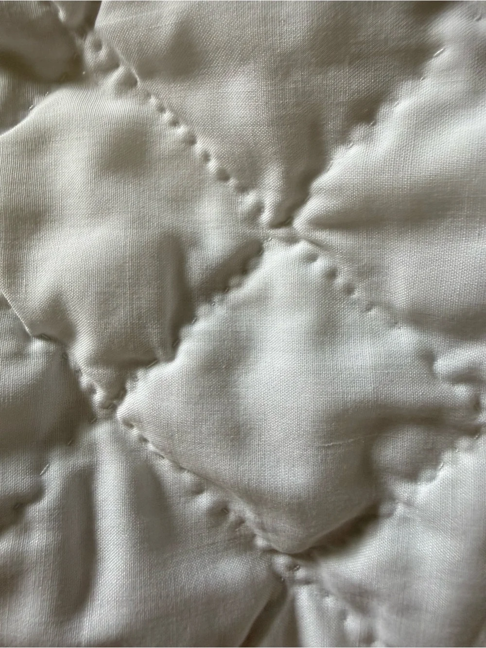 Vintage very rare handmade quilt round 57”